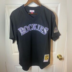 Larry walker Colorado Rockies BP Jersey